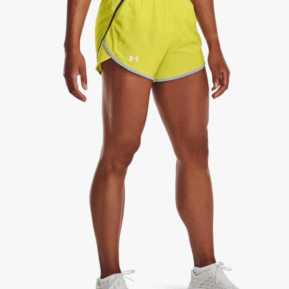 Under Armour Women's Fly by 2.0 Running Shorts - XL Starfruit NWT